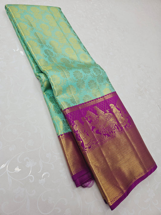 Exclusive Korvai Tissue Silk Sarees 075