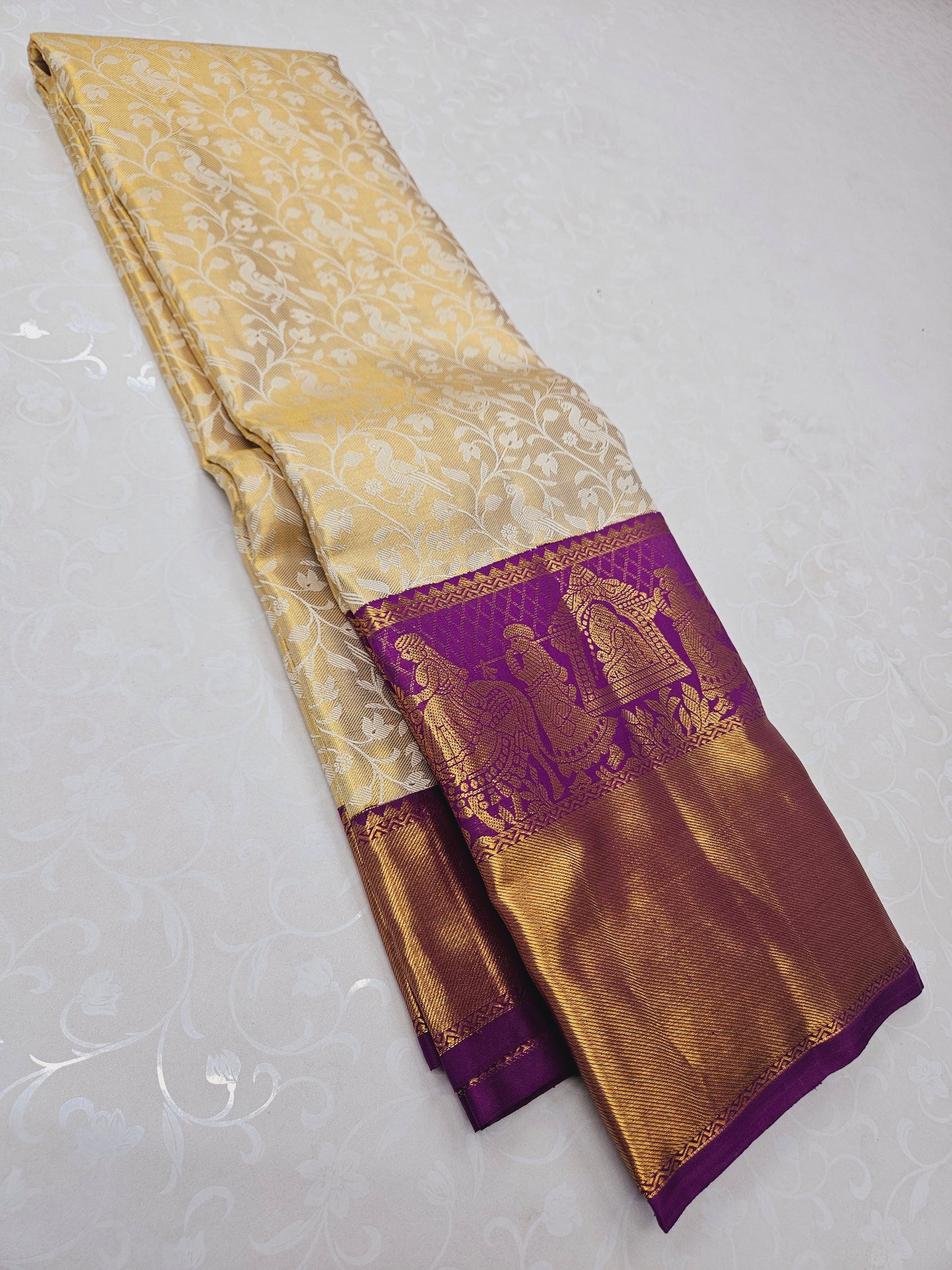 Exclusive Korvai Tissue Silk Sarees 074