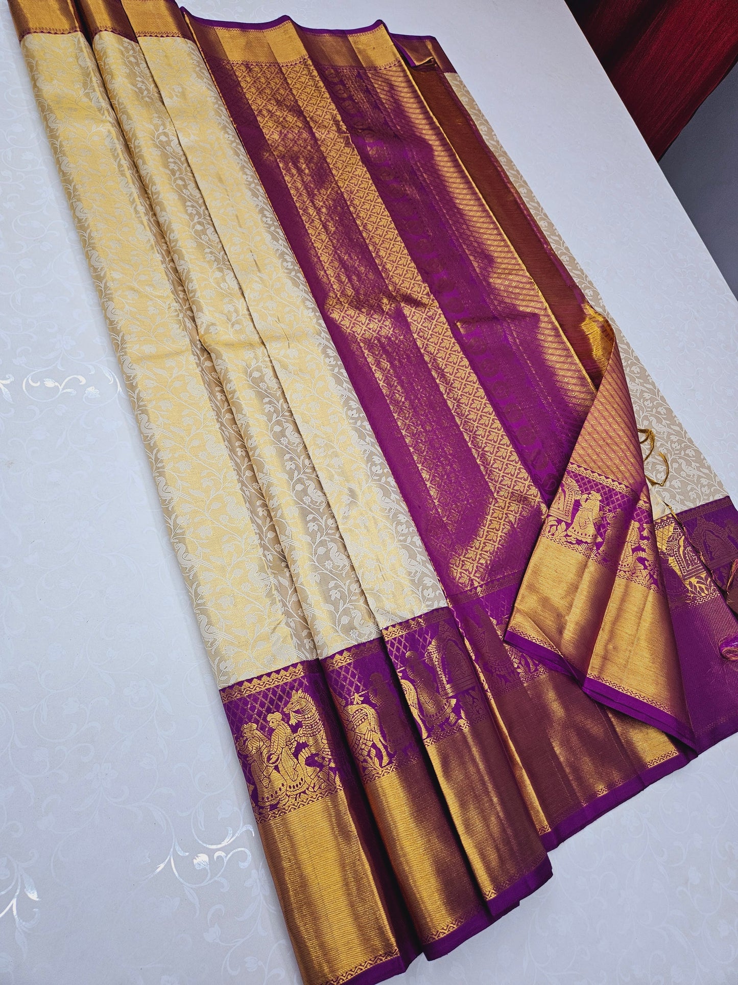 Exclusive Korvai Tissue Silk Sarees 074