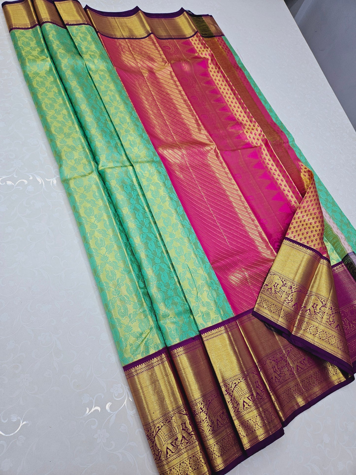 Exclusive Korvai Tissue Silk Sarees 056