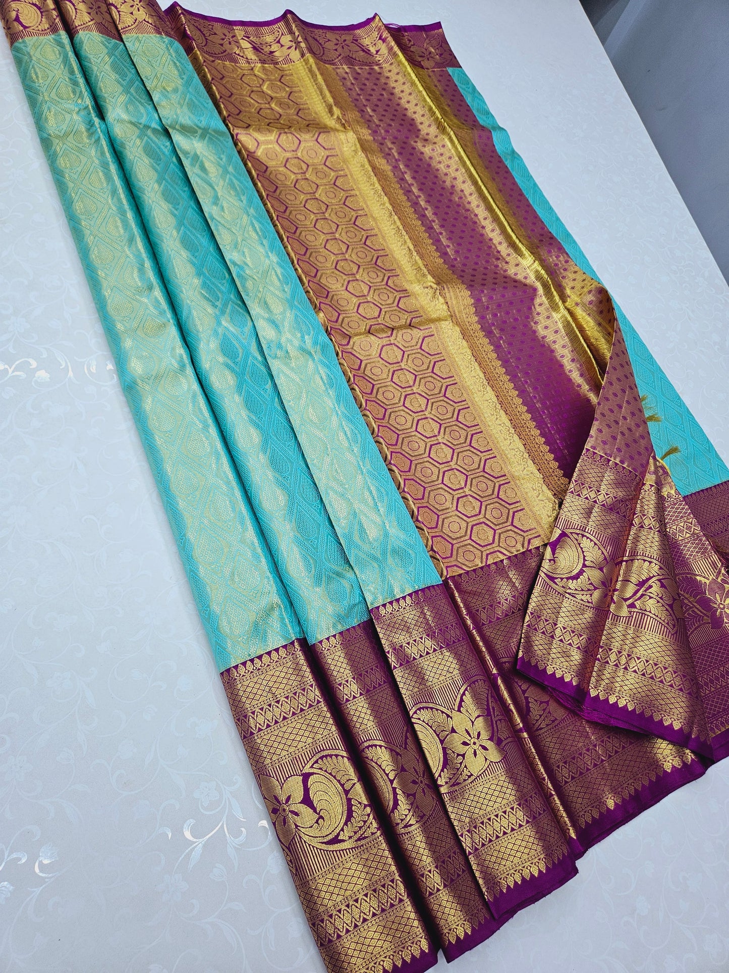 Exclusive Korvai Tissue Silk Sarees 055