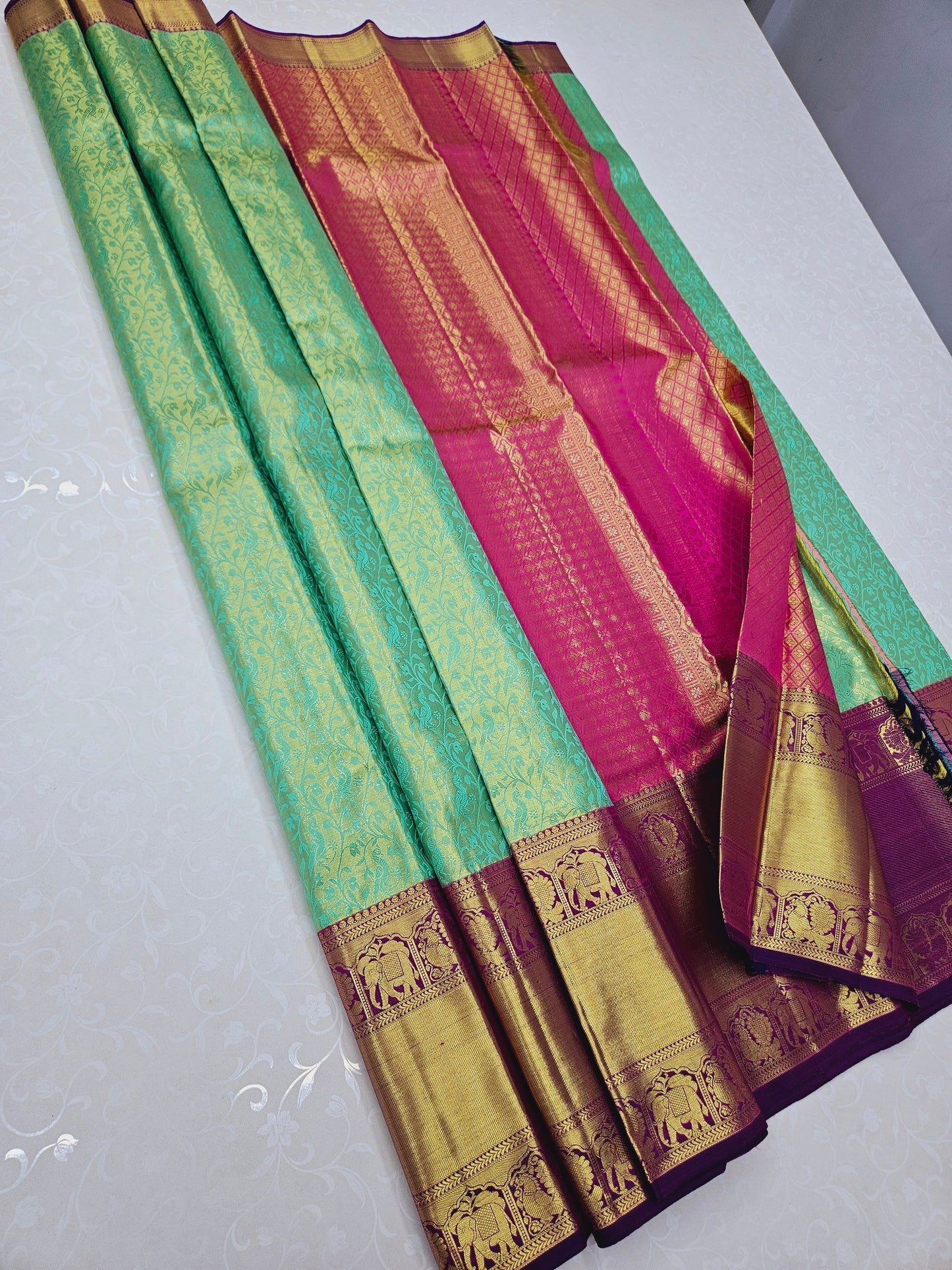 Exclusive Korvai Tissue Silk Sarees 041