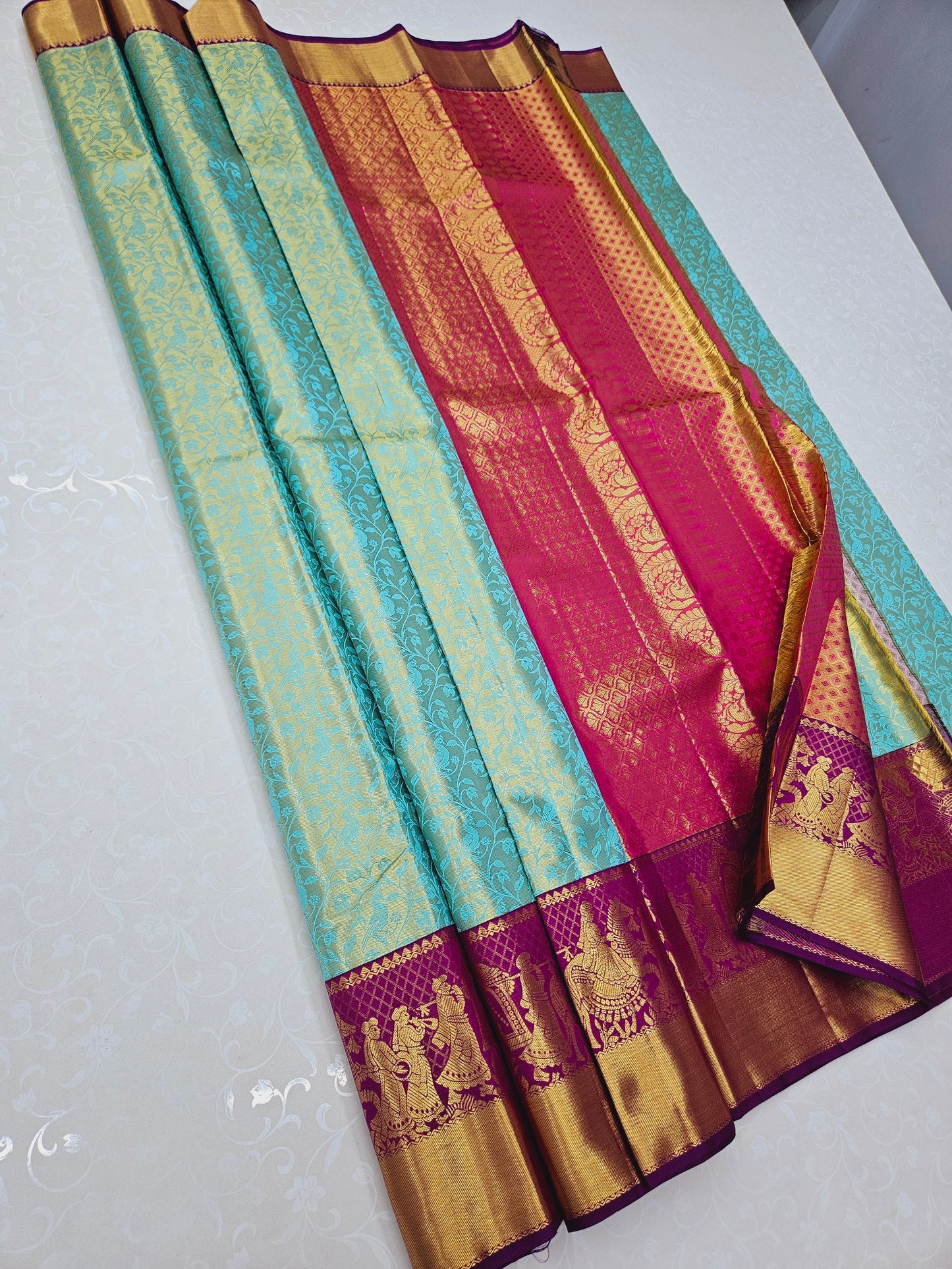 Exclusive Korvai Tissue Silk Sarees 032