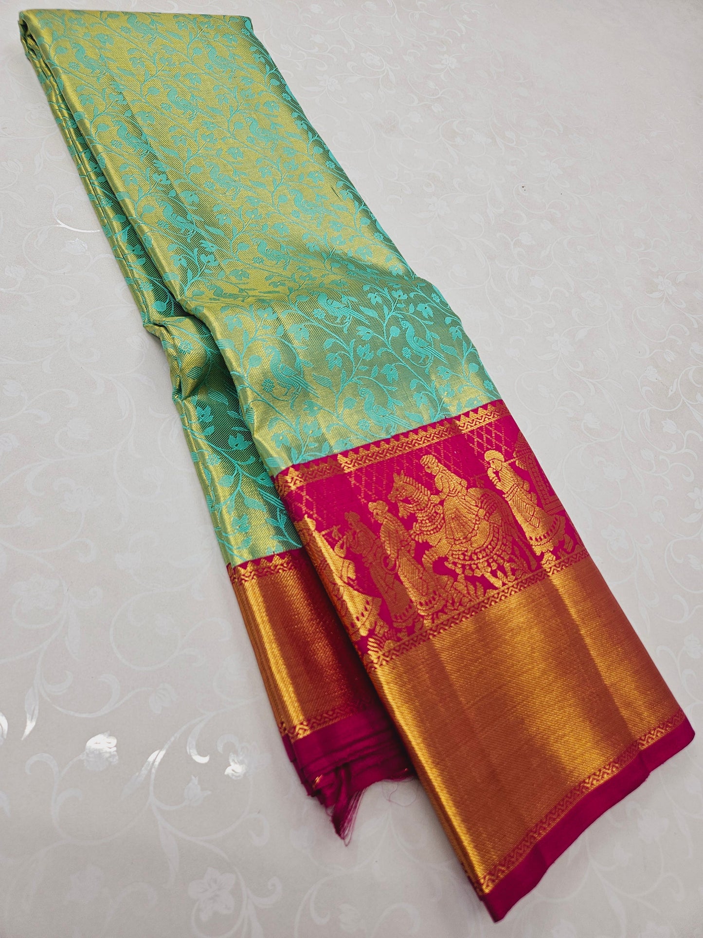 Exclusive Korvai Tissue Silk Sarees 031