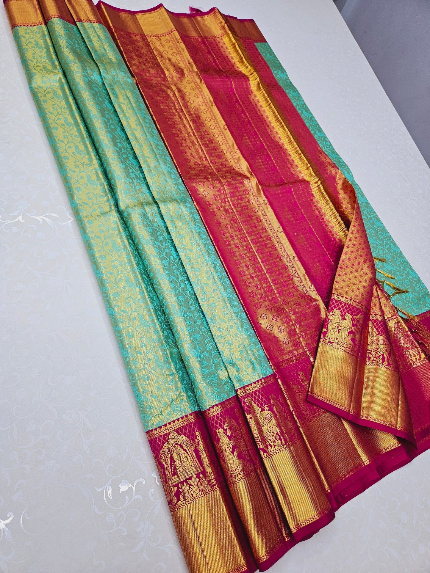 Exclusive Korvai Tissue Silk Sarees 031