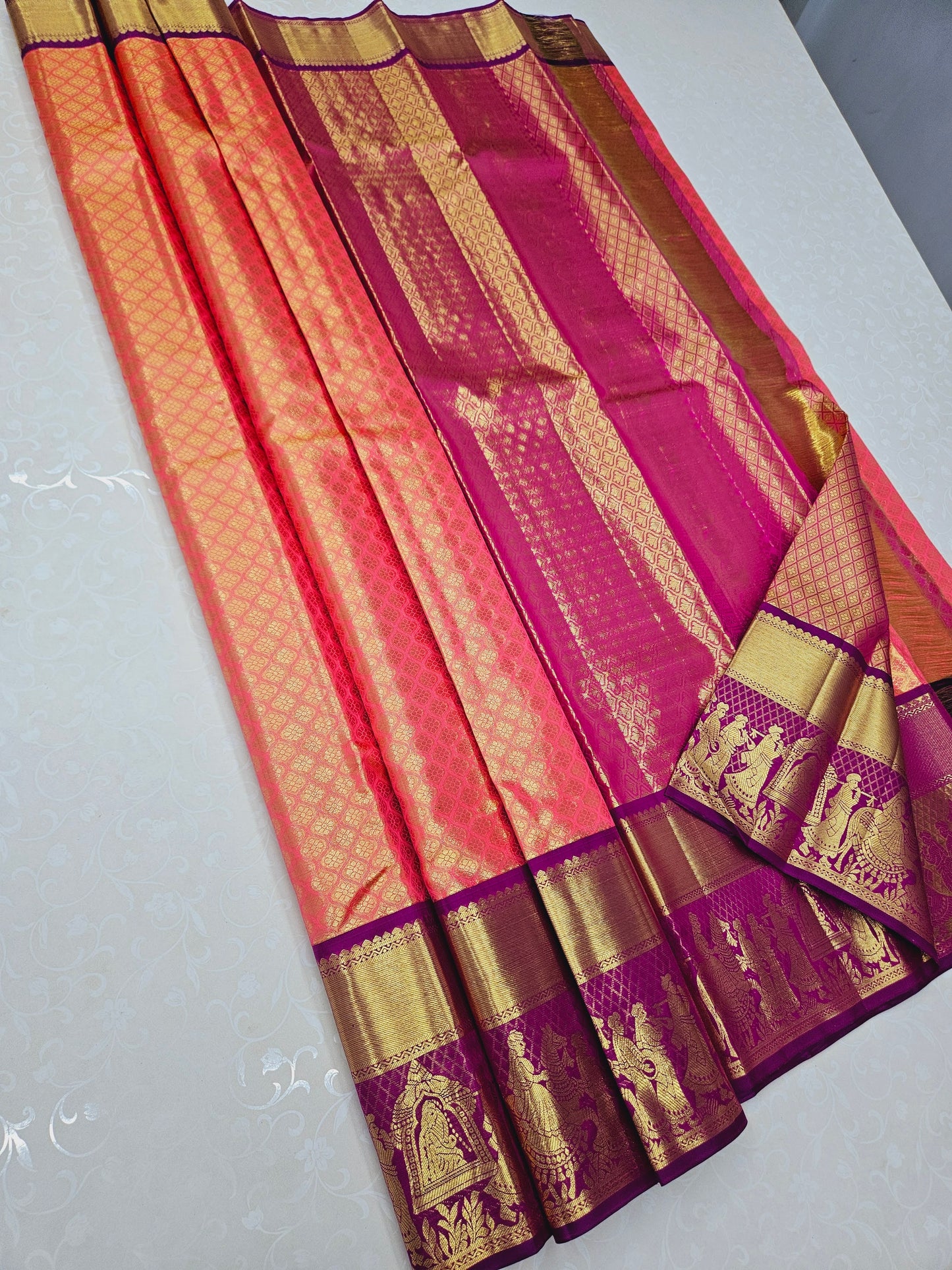 Exclusive Korvai Tissue Silk Sarees 030