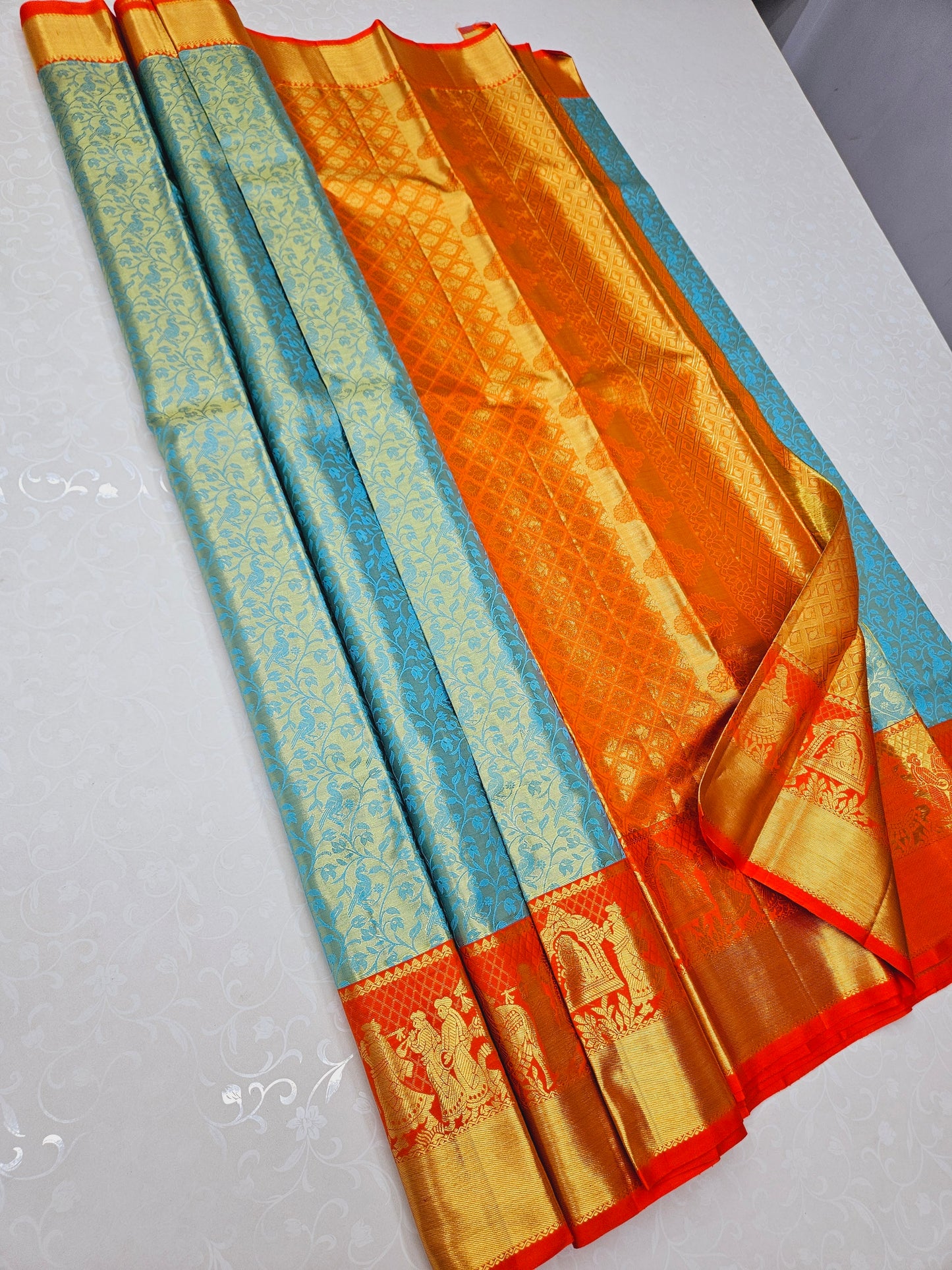 Exclusive Korvai Tissue Silk Sarees 025