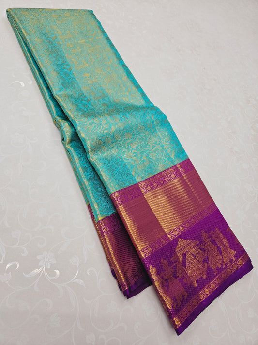 Exclusive Korvai Tissue Silk Sarees 019