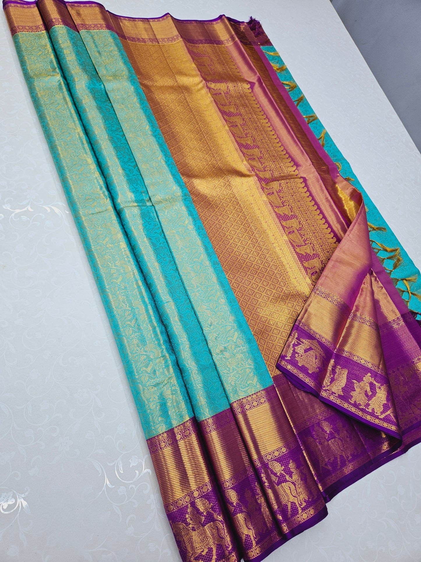 Exclusive Korvai Tissue Silk Sarees 019