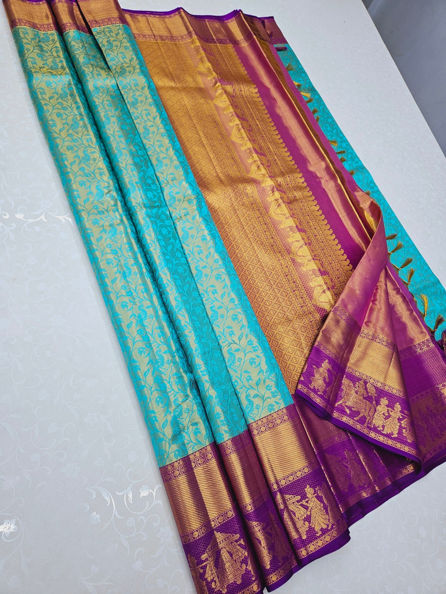 Exclusive Korvai Tissue Silk Sarees 016